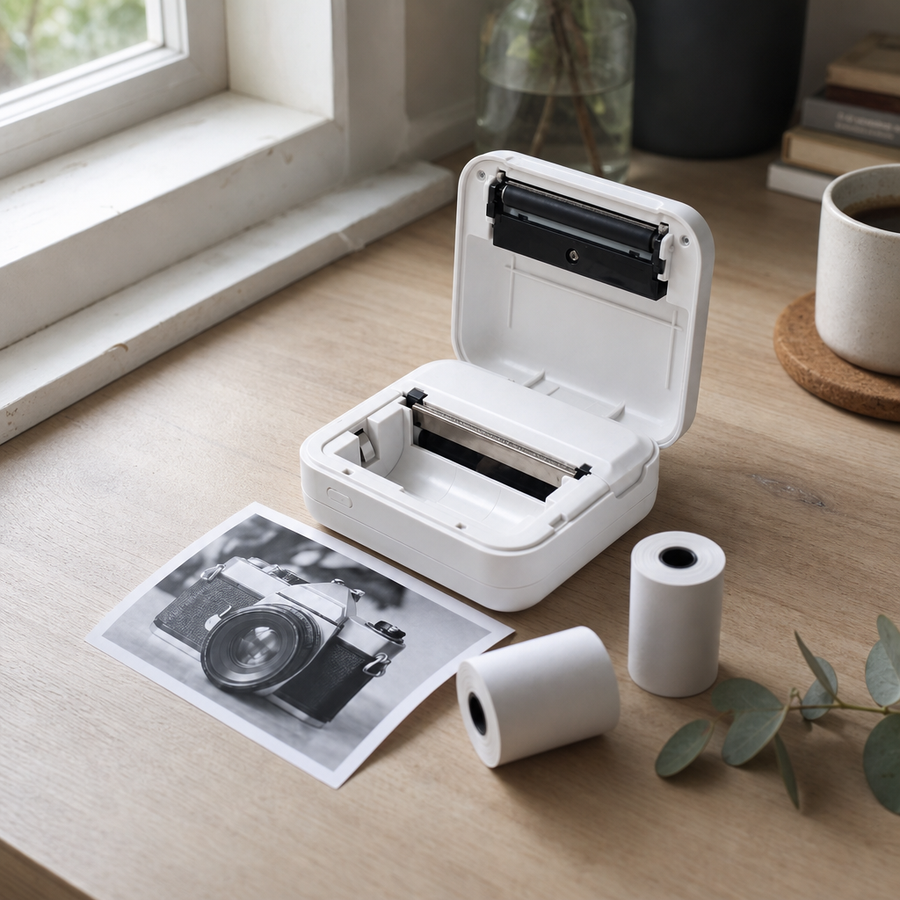 POKKO Mini Printer™ — Print Photos, Notes & Stickers in Seconds (No Ink, Ever)
