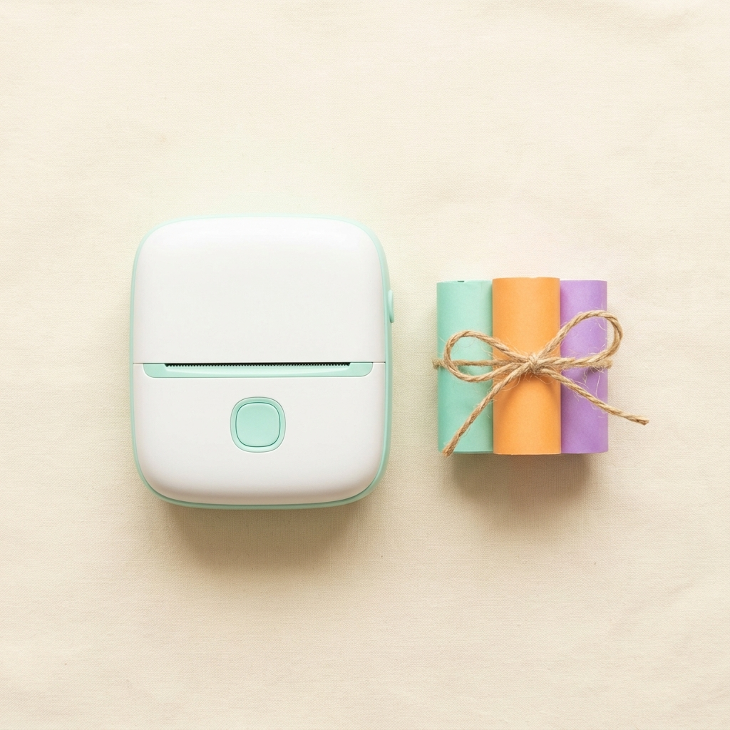 POKKO Pack Creativo — Impresora + rollos de color + rollo blanco